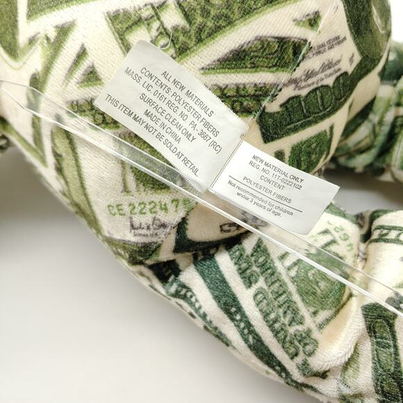 USA American Dollar Plush Money Bear Nanco 2007 Stuffed Animal Toy 15 inch - Picture 8 of 9